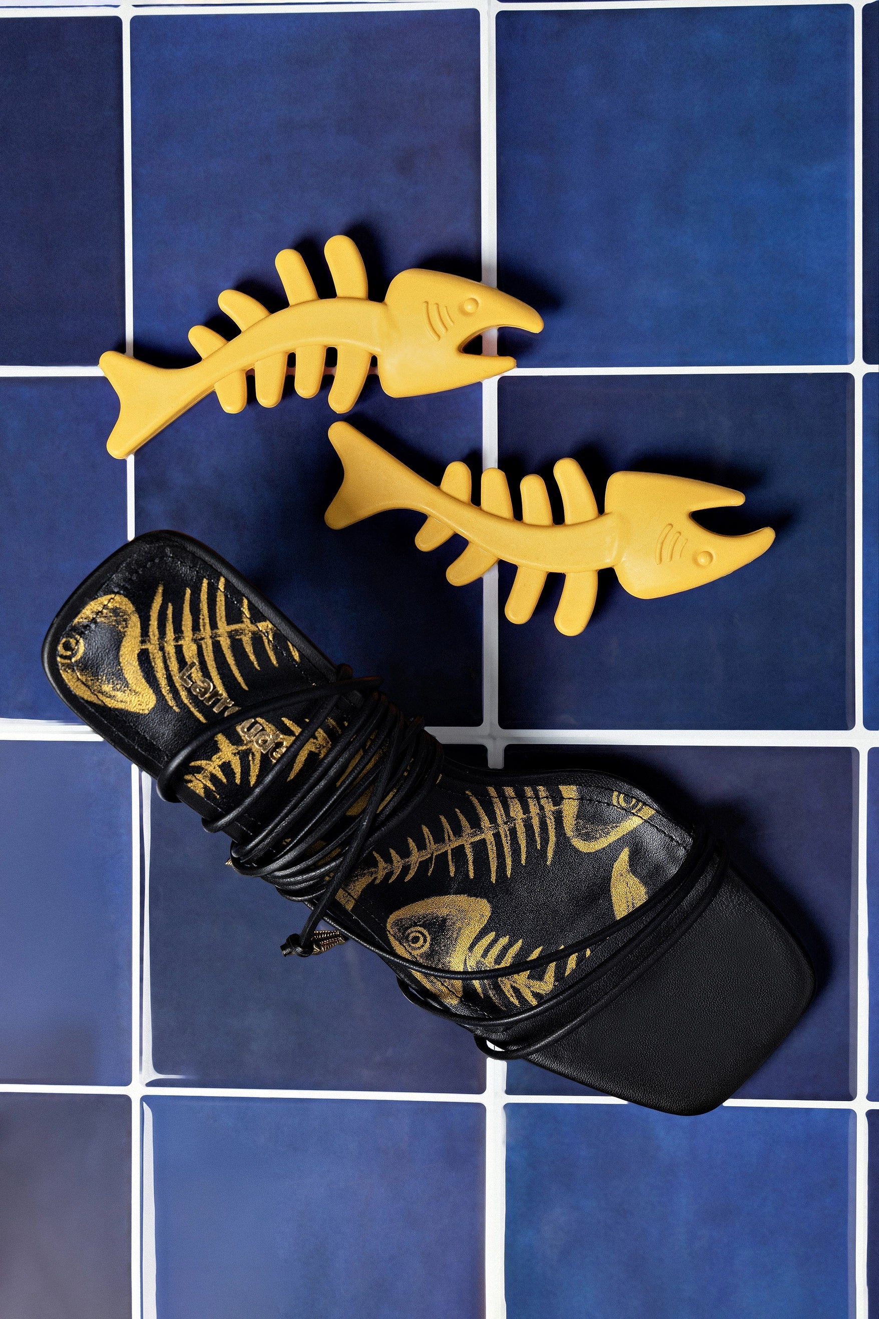 Larroude Nadia Sandal In Black Leather