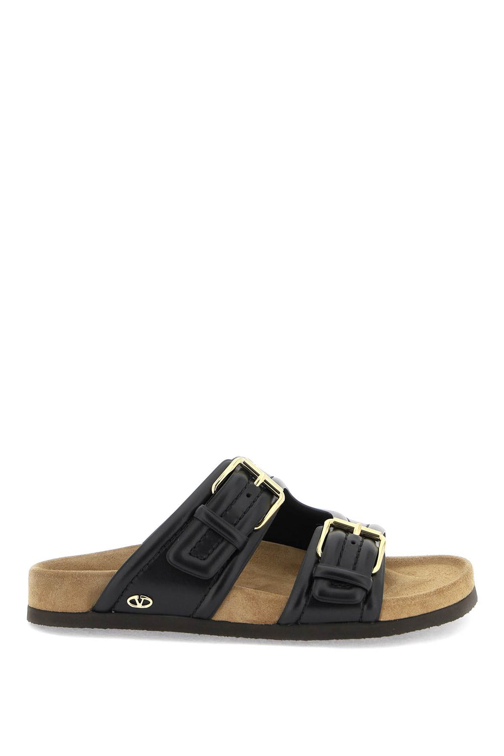 Valentino Garavani Leather Fussfriend Slides