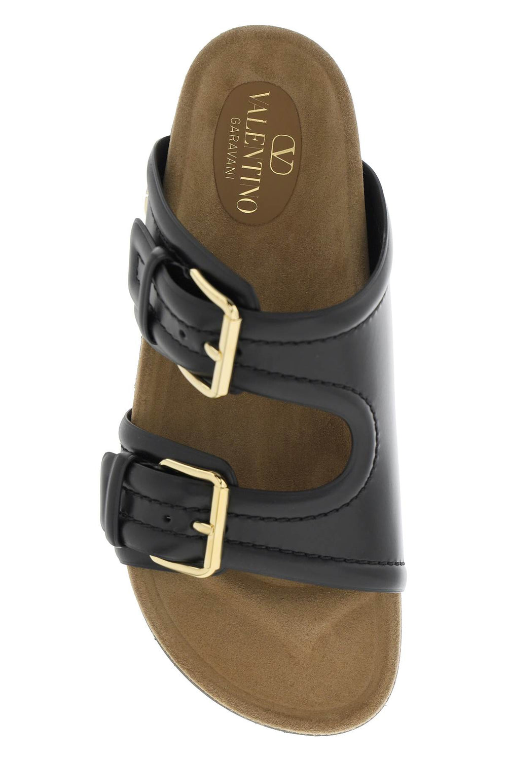 Valentino Garavani Leather Fussfriend Slides