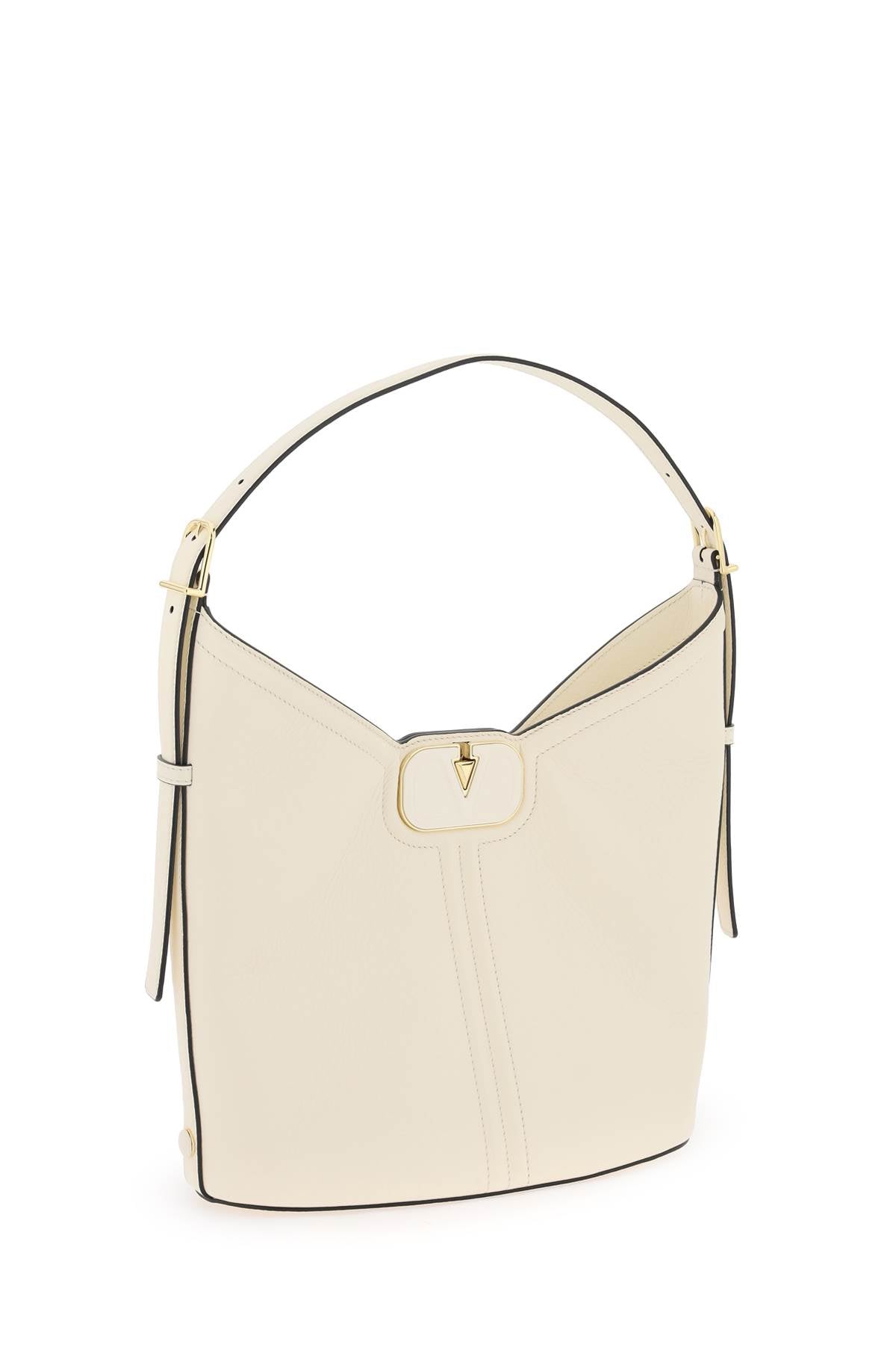 Valentino Garavani VLogo Leather Hobo Bag