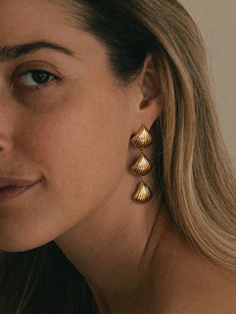 Boem Collection - Sirena Shell Drop Earrings