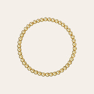 Zoe Lev 4mm Gold Bead Bracelet