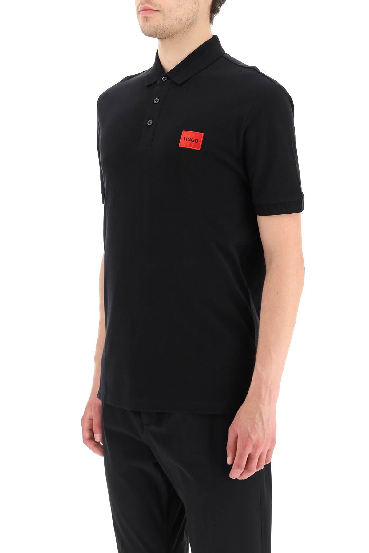 Hugo Logo Patch Polo Shirt