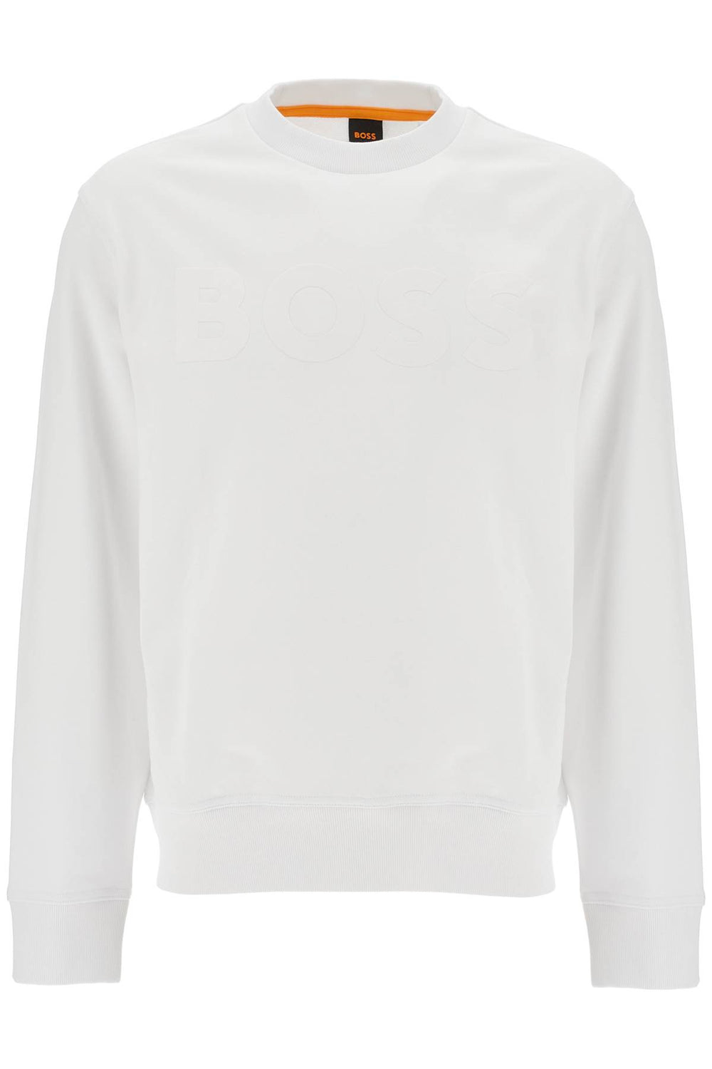 Boss Webasic Crew Neck Logo Print Sweatshirt