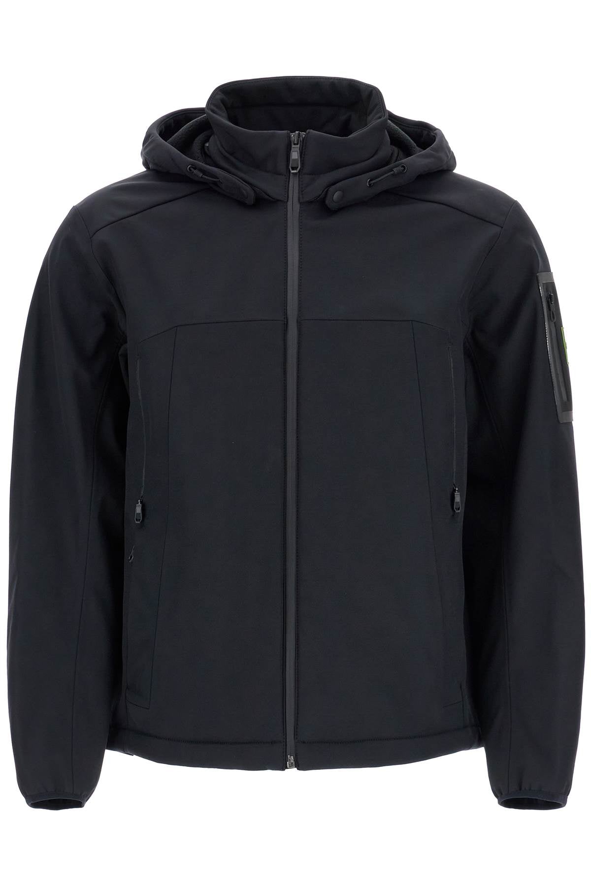 Boss Black Adjustable Hooded Coat