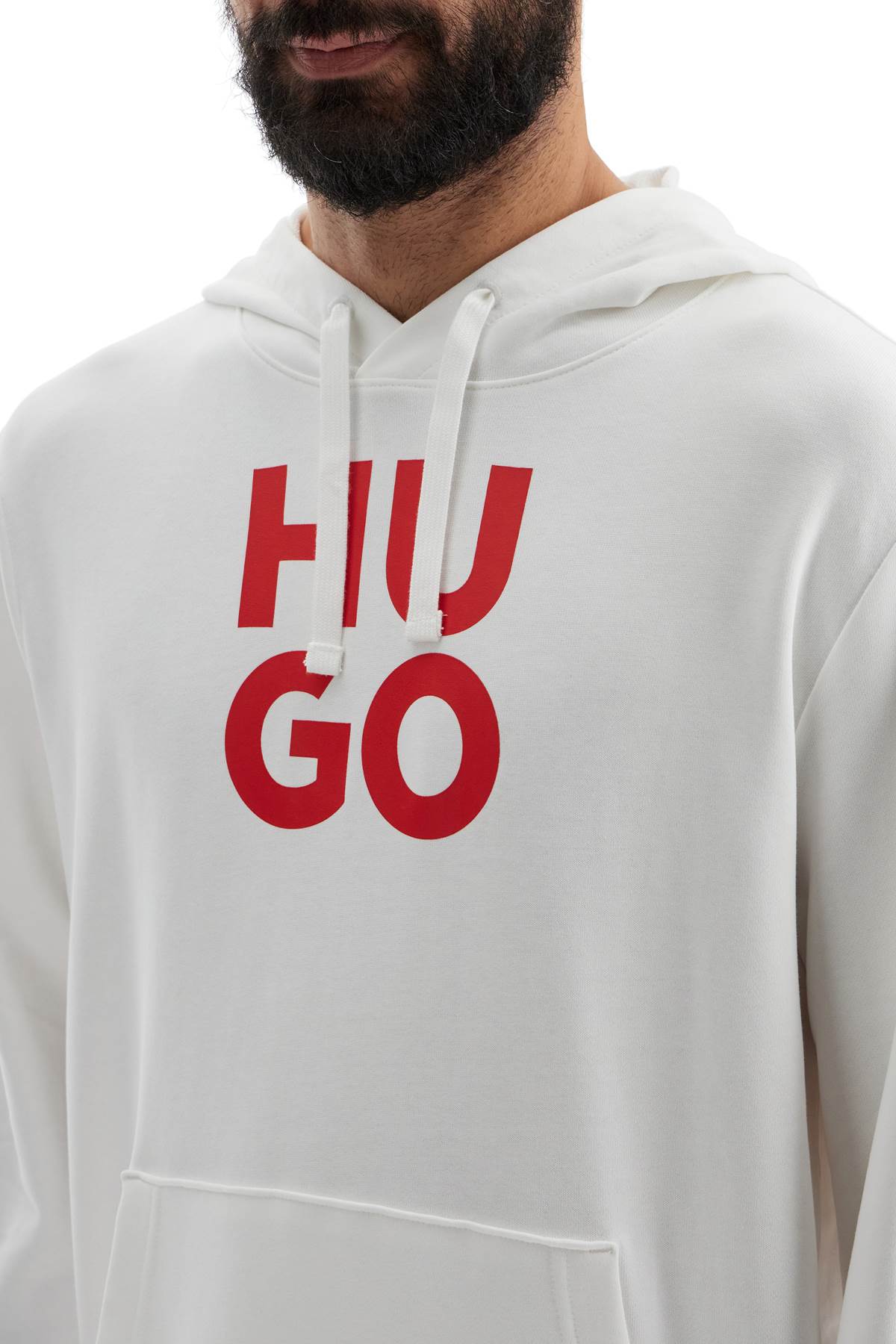 Hugo Hooded Sweatshirt With Printed Logo