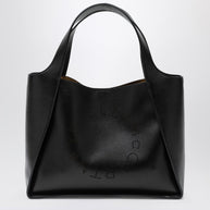 Stella McCartney Black Medium Stella Logo Bag