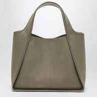 Stella McCartney Khaki-coloured Medium Stella Logo Bag