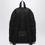 Saint Laurent Black Leather And Nylon Backpack