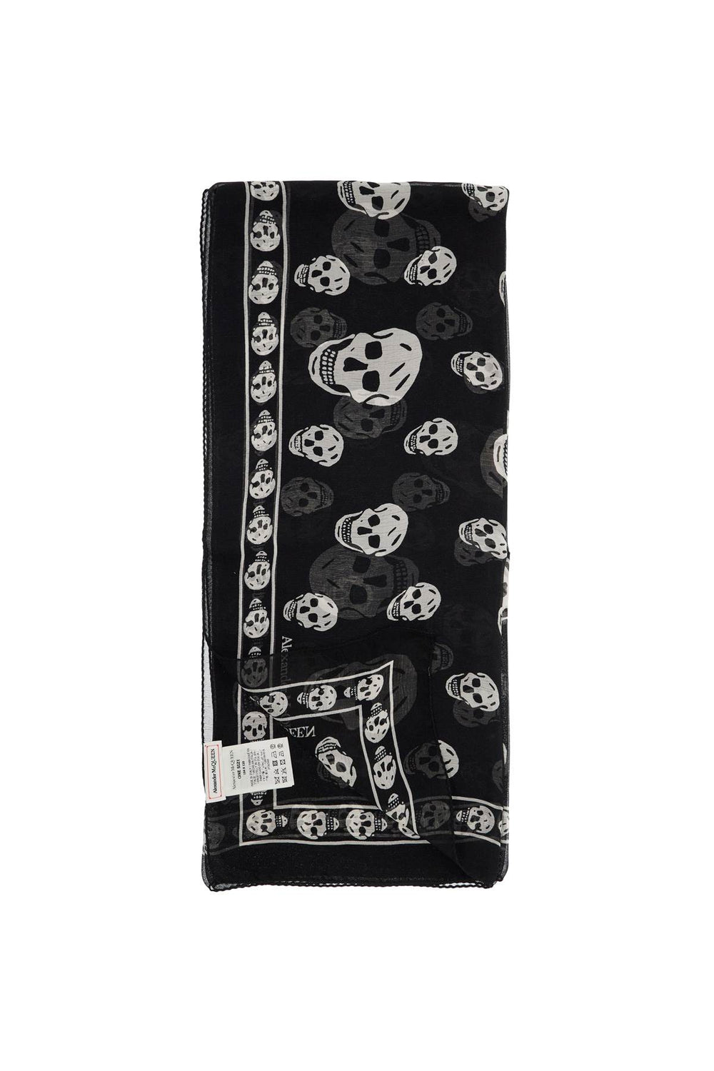 Alexander Mcqueen Silk Skull Scarf