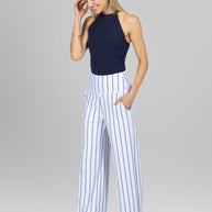 KiraGrace GRACE YOGA HALTER: MARINE NAVY