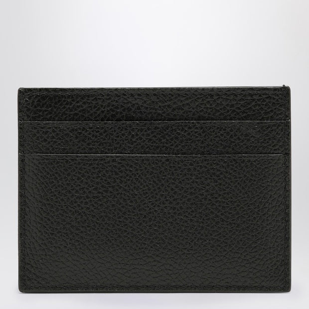 Balenciaga Black Card Holder With Logo Print