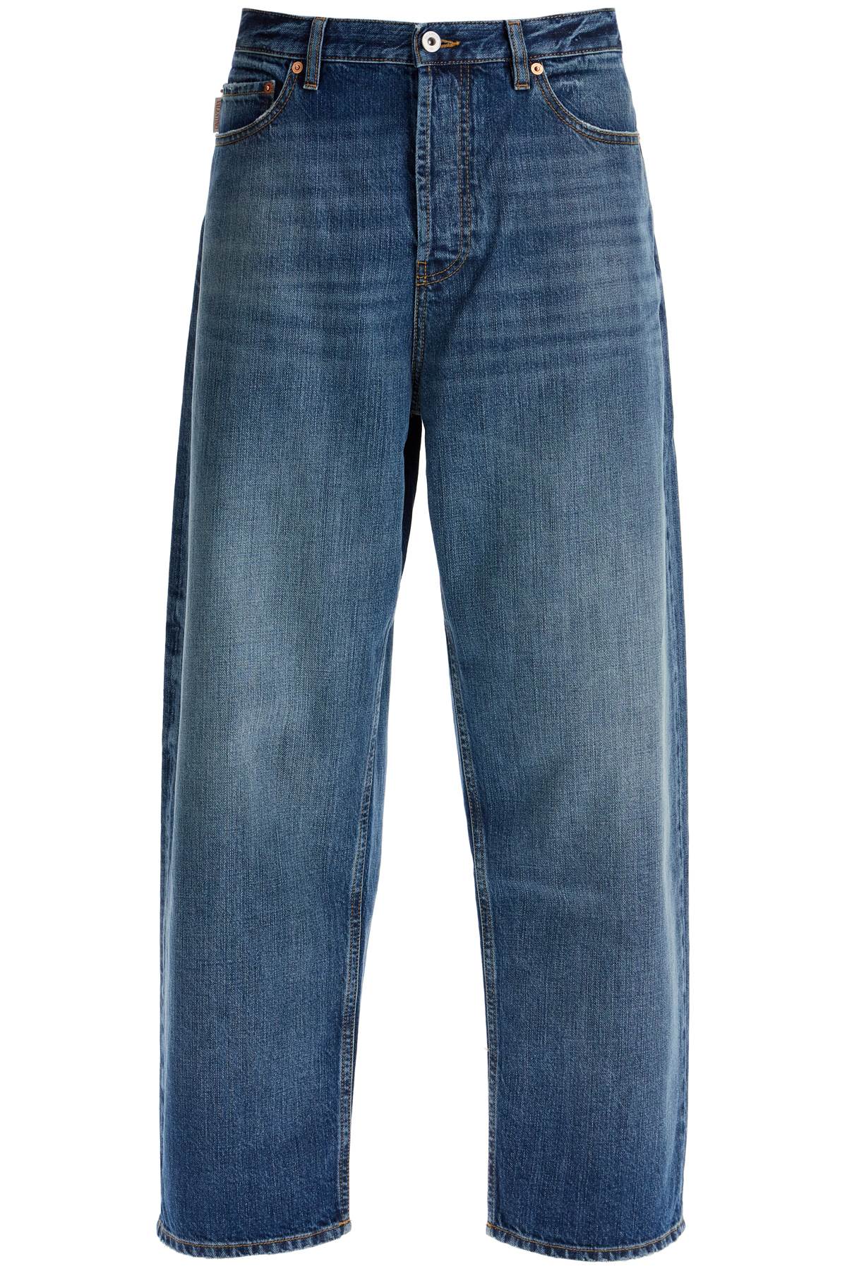 Valentino Garavani Wide-legged Cropped Jeans With A Relaxed Fit