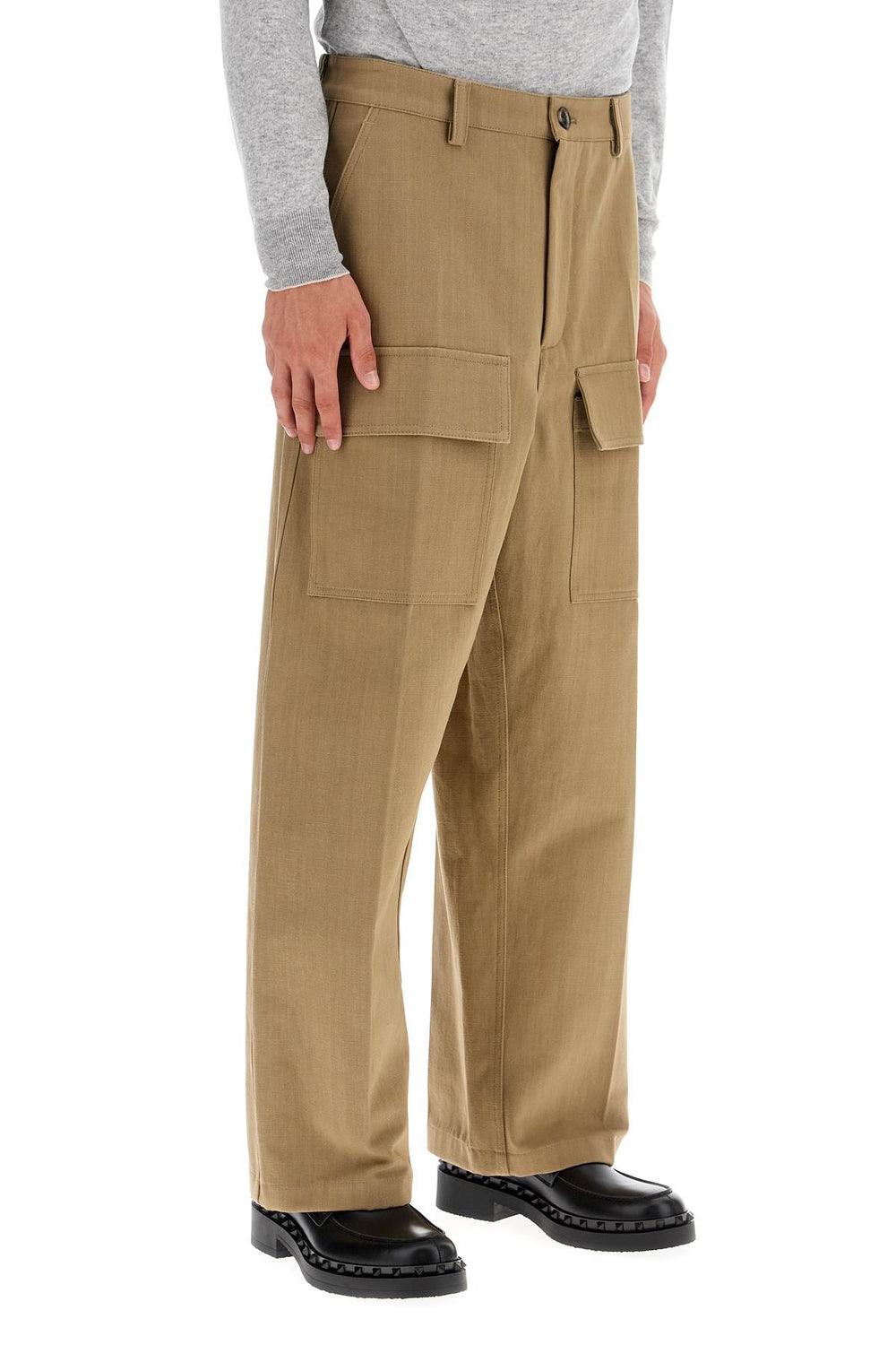 Valentino Garavani Cotton Canvas Cargo Pants