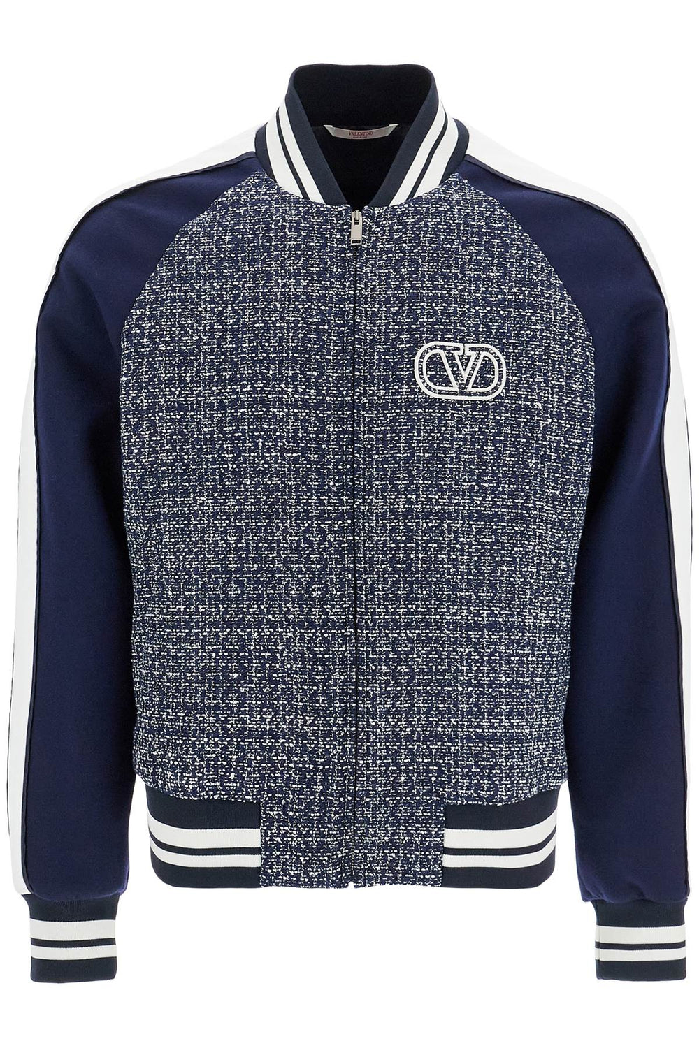 Valentino Garavani Tweed Bomber Jacket