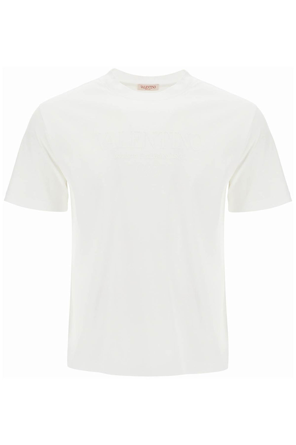 Valentino Garavani T-Shirt With Tonal Logo Print