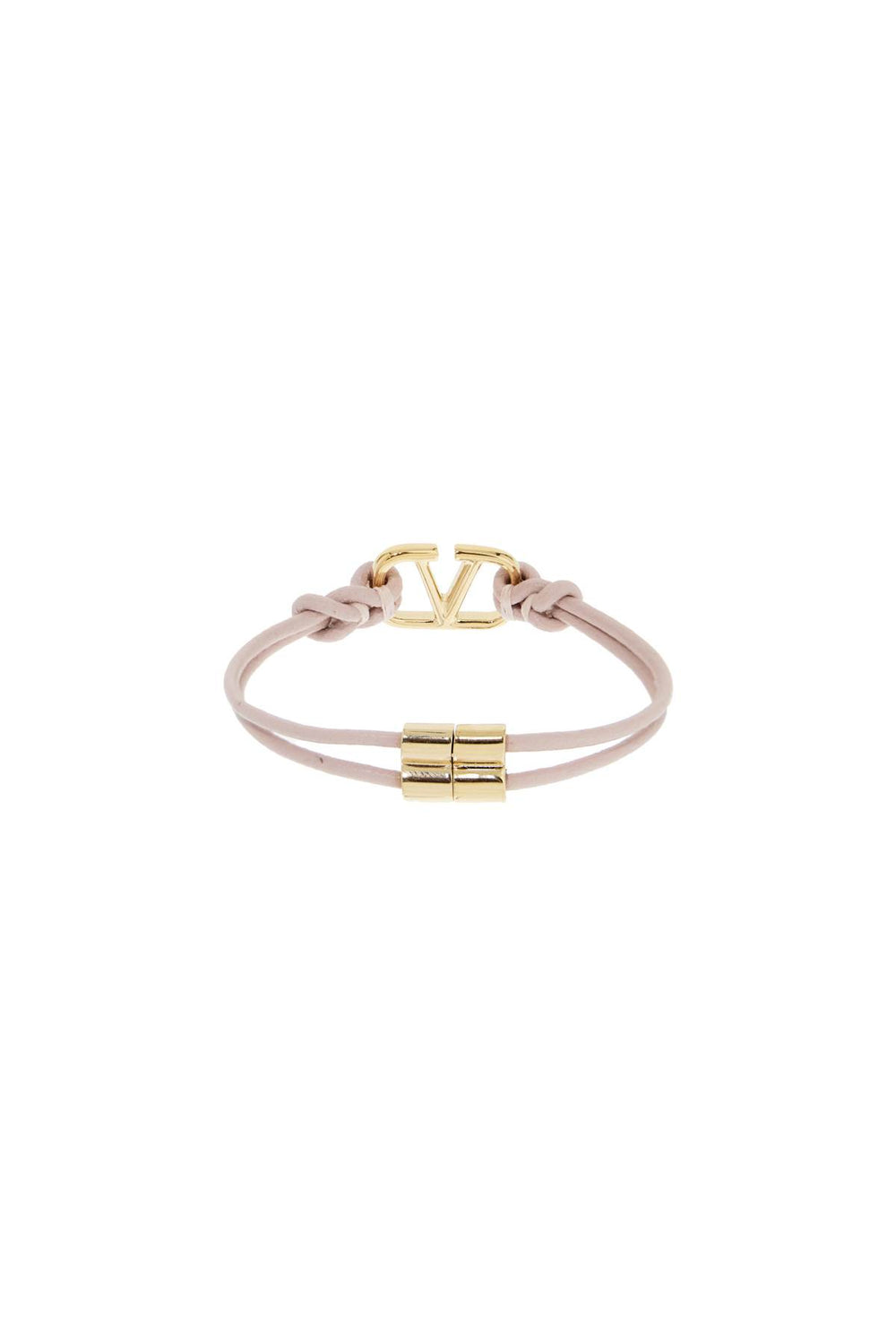 Valentino Garavani VLogo Leather Bracelet