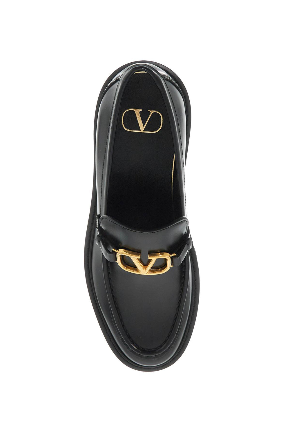 Valentino Garavani VLogo Leather Loafers