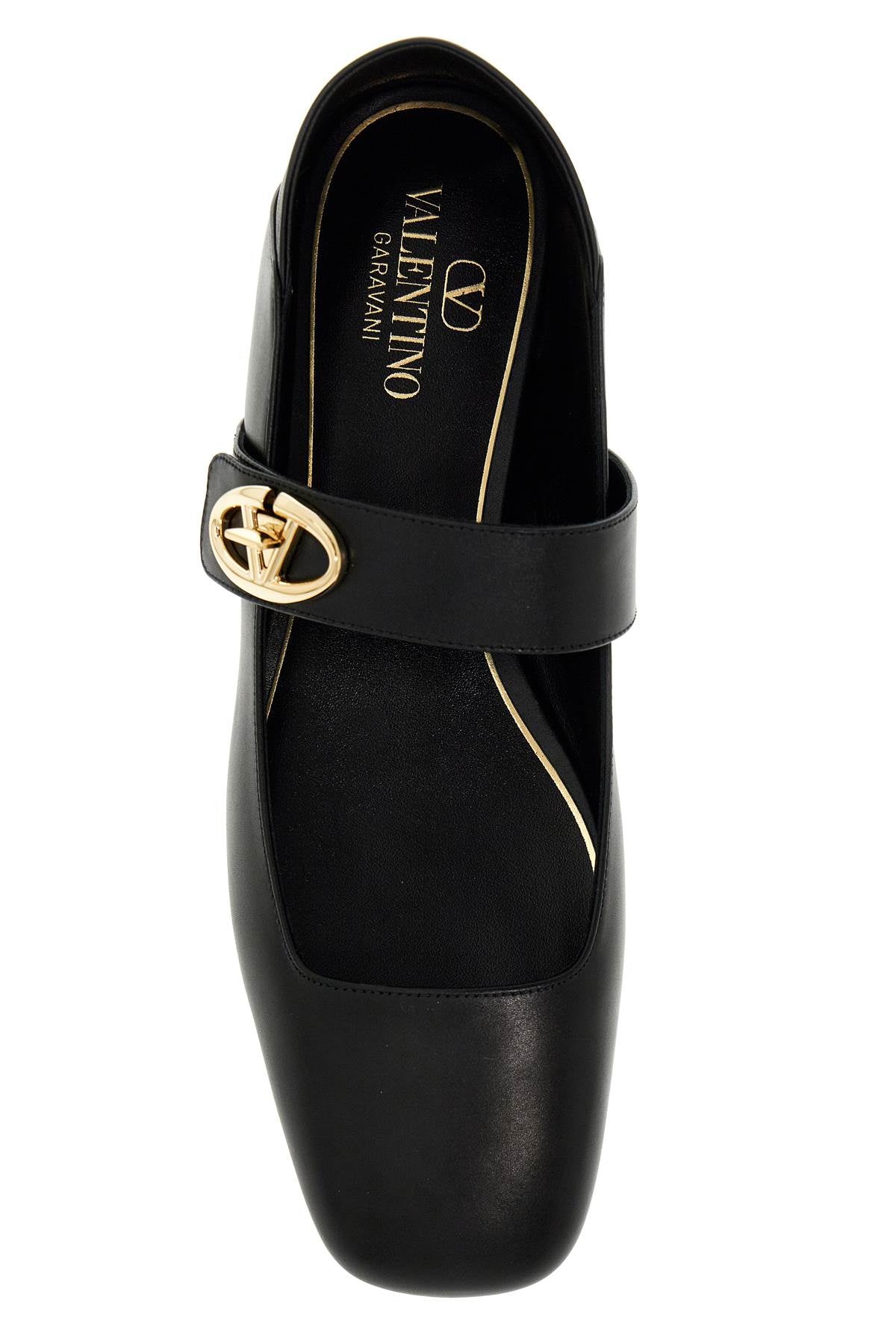 Valentino Garavani VLogo Locker Mary Jane Ballet Flats