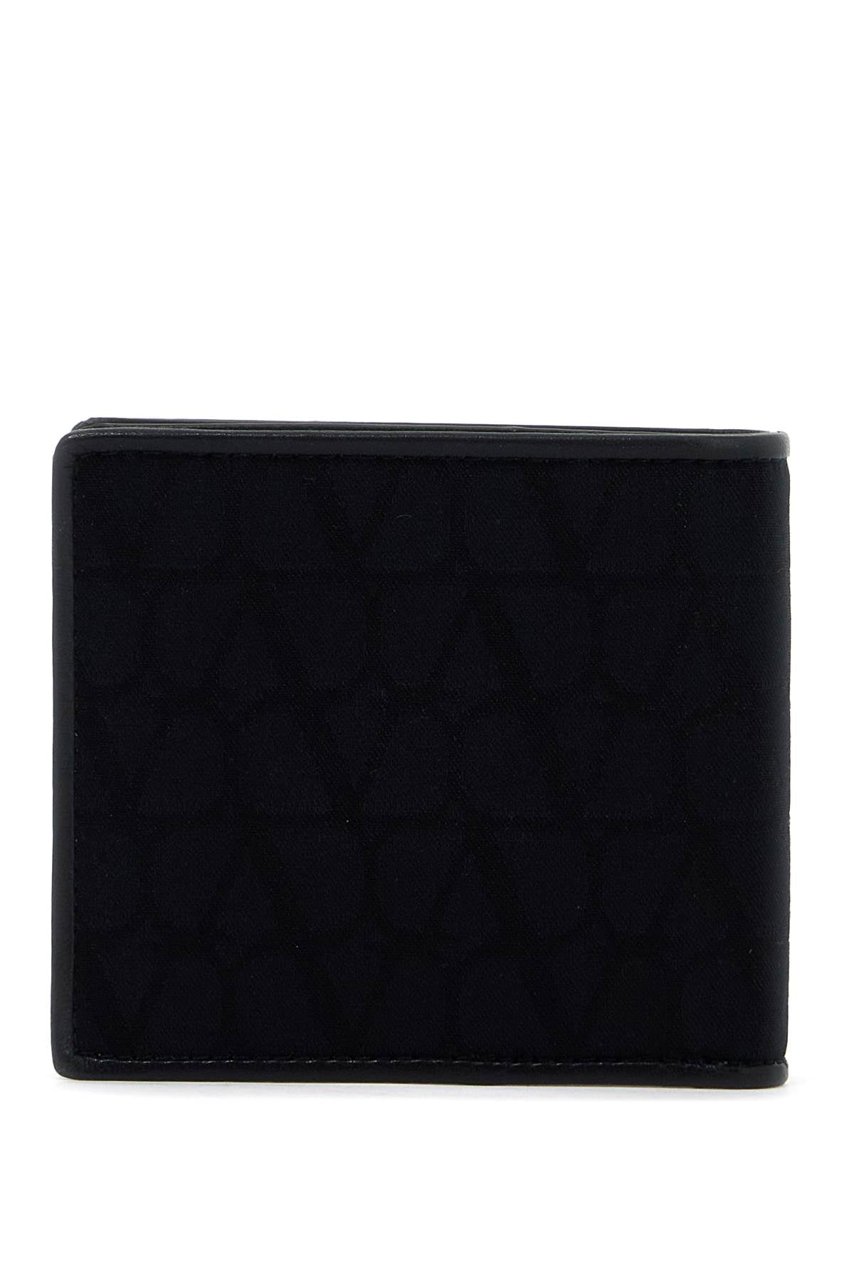 Valentino Garavani Iconographic Jacquard Toile Bi-Fold Wallet