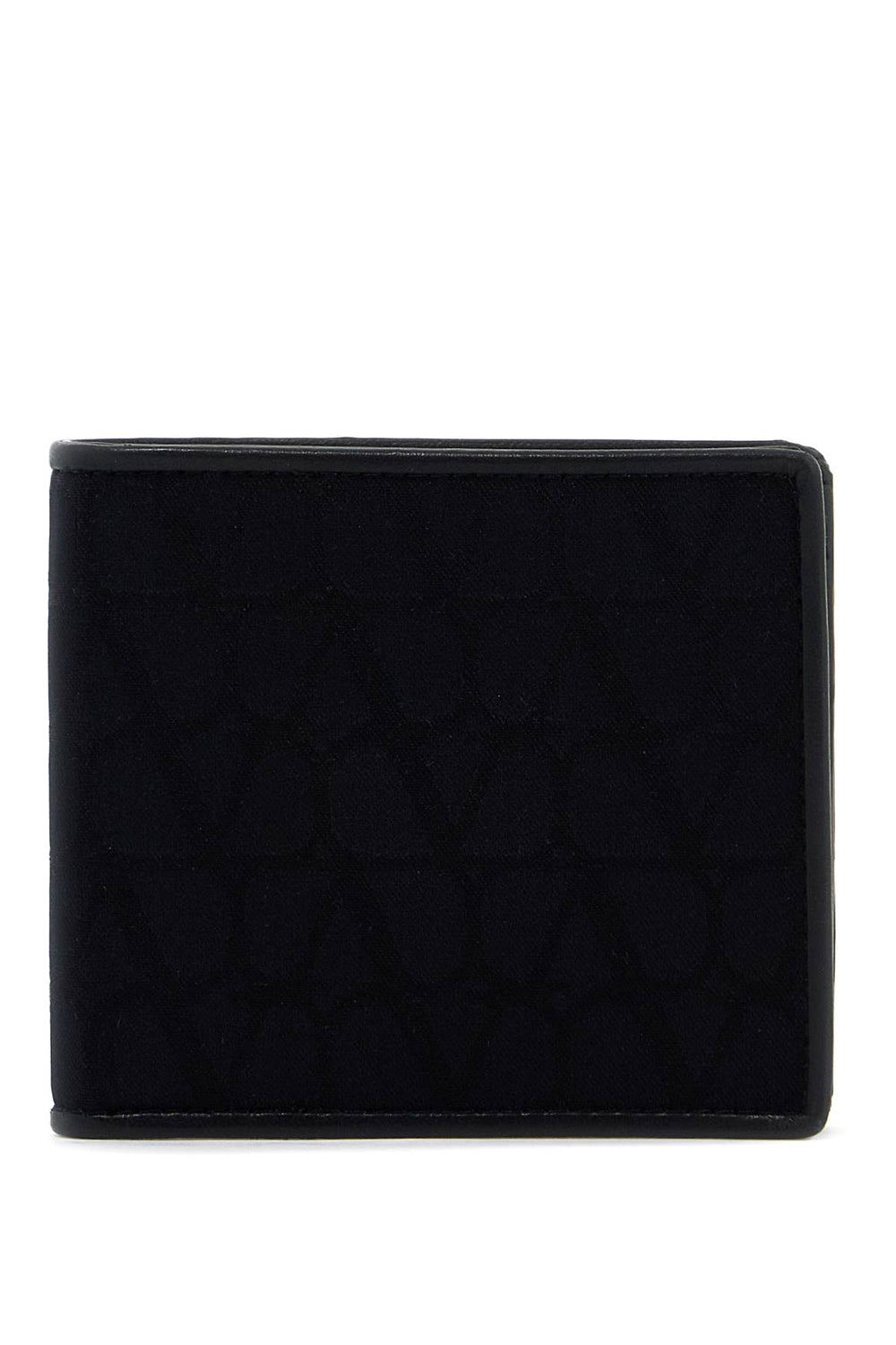 Valentino Garavani Iconographic Jacquard Toile Bi-Fold Wallet