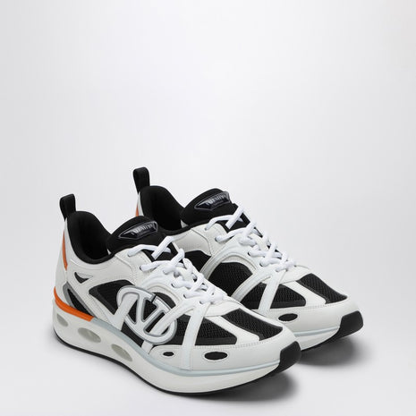 Valentino Garavani Vlogo Easyjog White/black/orange Sneakers