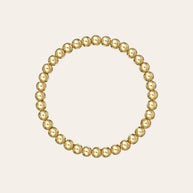 Zoe Lev 5mm Gold Bead Bracelet