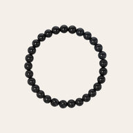 Zoe Lev 6mm Black Onyx Bead Bracelet