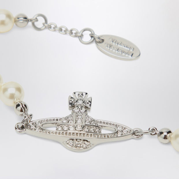 Vivienne Westwood Mini Bas Relief Bracelet Platinum