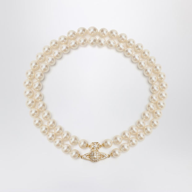 Vivienne Westwood Choker Graziella With Synthetic Pearls