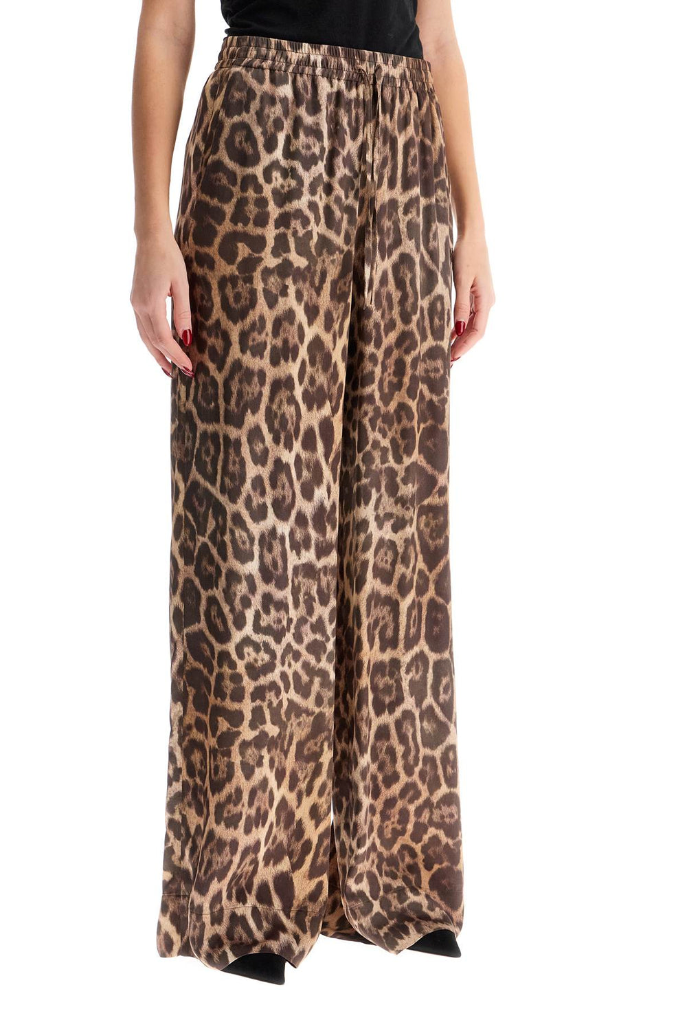 Stella McCartney Animal Print Pajama Style Pants