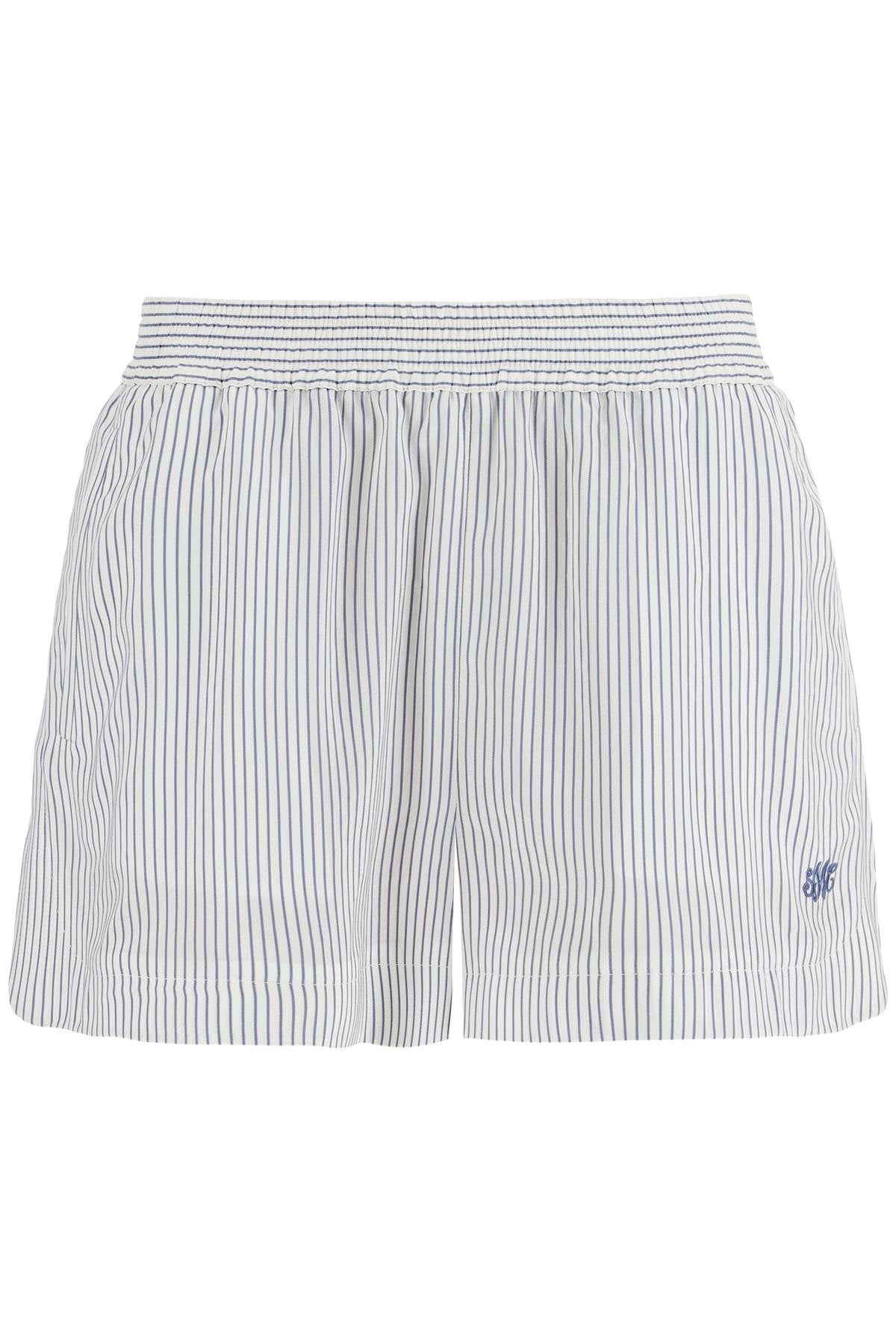 Stella McCartney Striped Silk Shorts