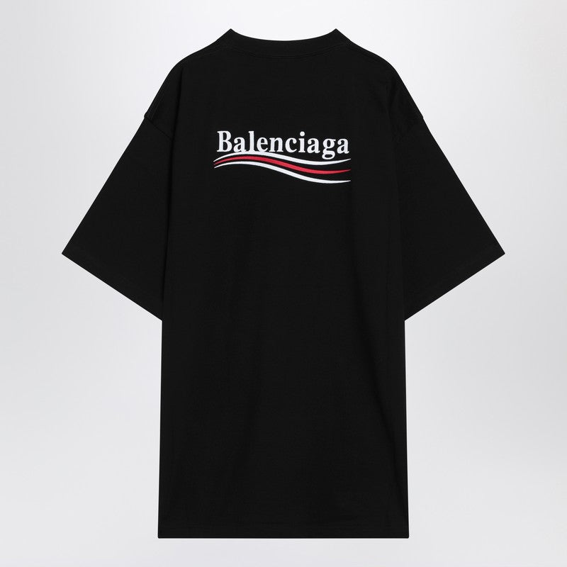 Balenciaga Over T-shirt Political Campaign Dirty Black