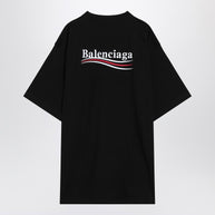Balenciaga Over T-shirt Political Campaign Dirty Black