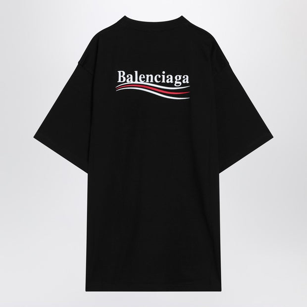 Balenciaga Over T-shirt Political Campaign Dirty Black