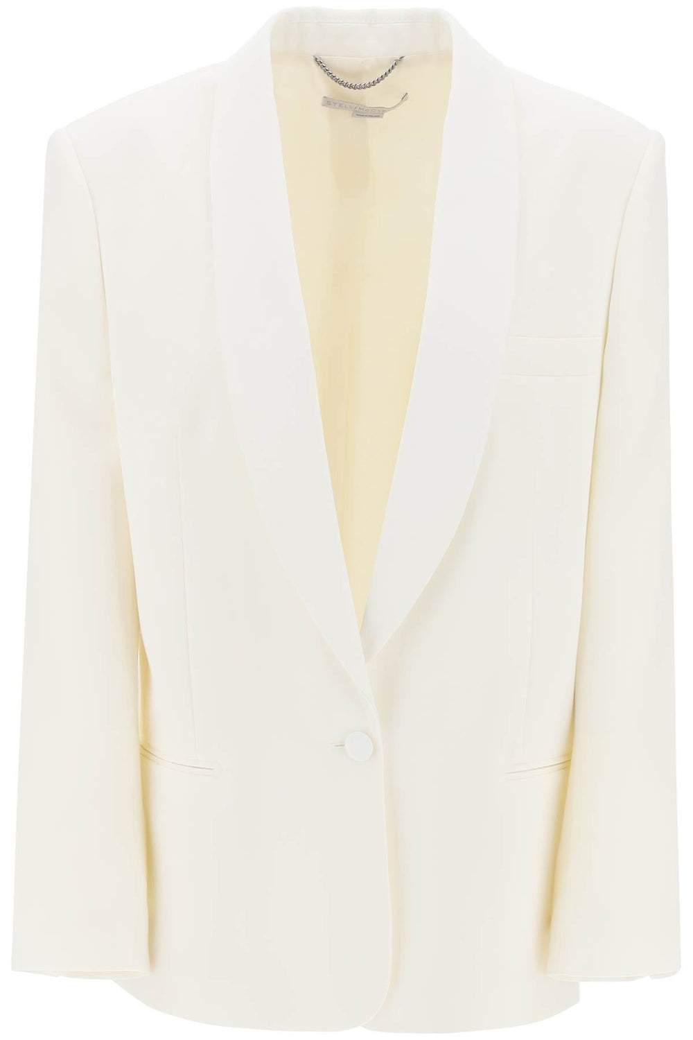 Stella McCartney Wool Twill Single Breasted Blazer