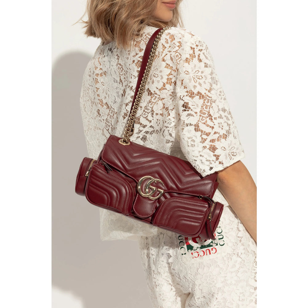 Gucci Red Shoulder Bags Women