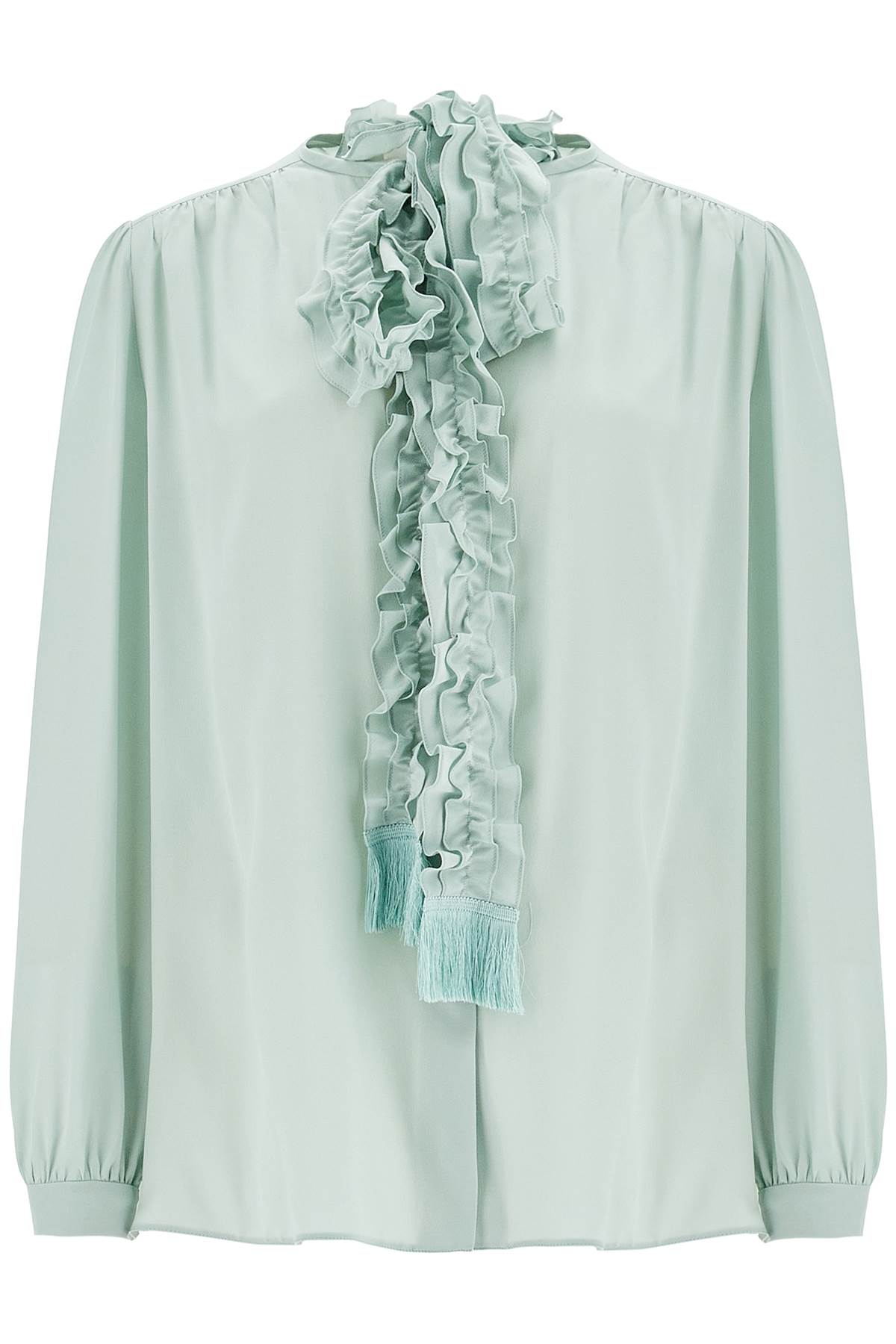 Valentino Garavani Silk Blouse With Bow Detail