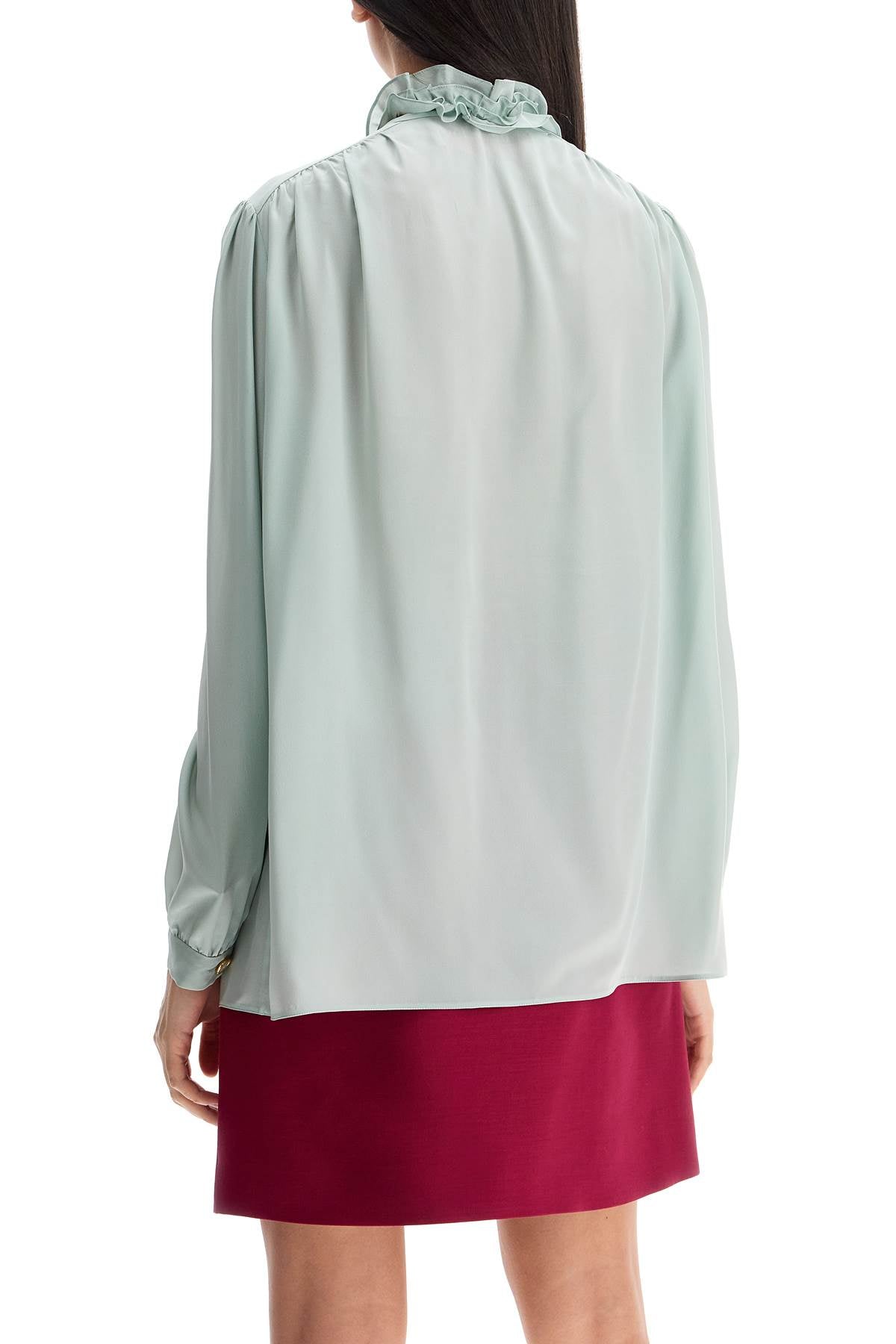 Valentino Garavani Silk Blouse With Bow Detail