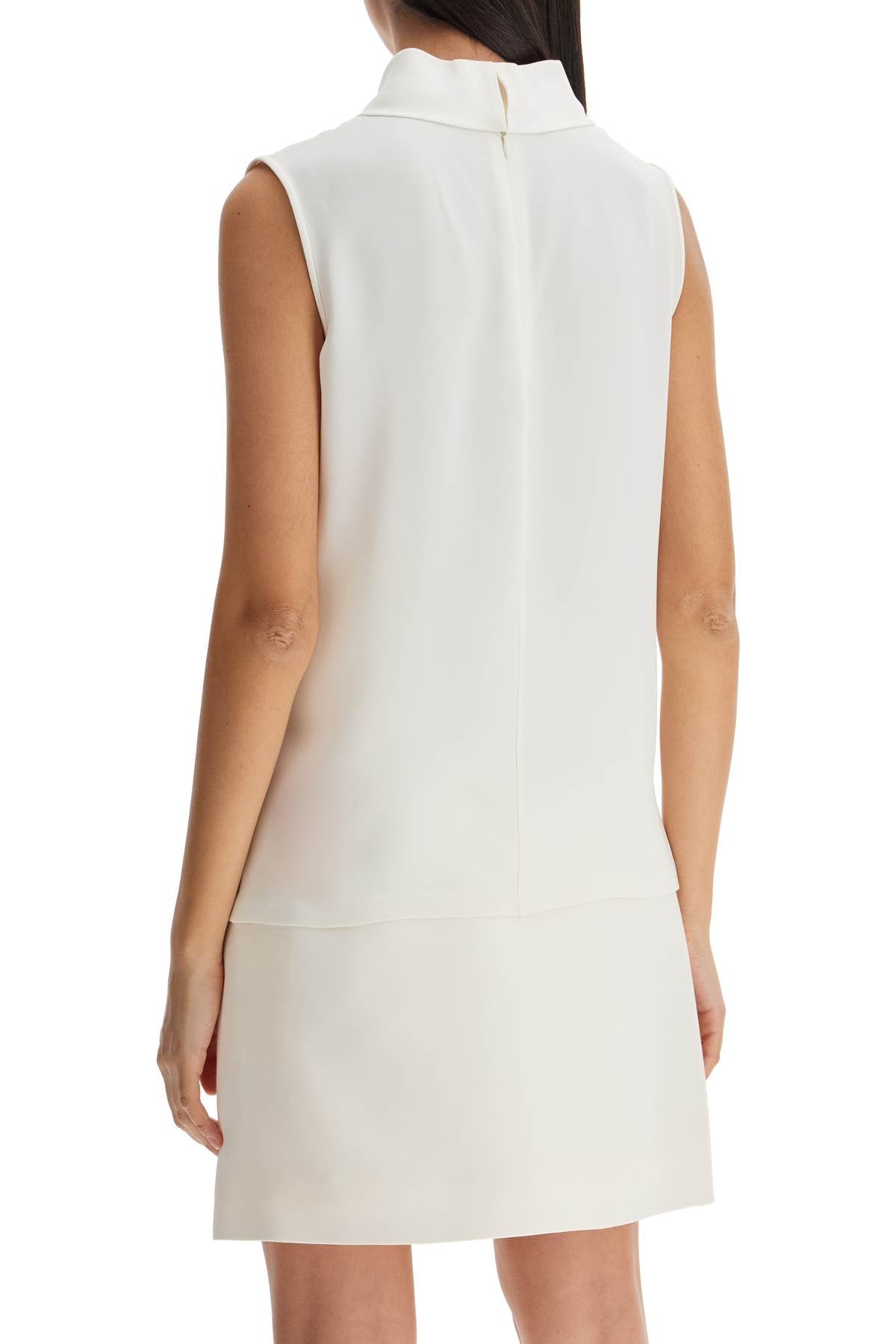 Valentino Garavani Sleeveless Silk Top Without Sleeves