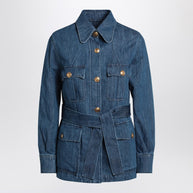 Valentino Blue Denim Overshirt