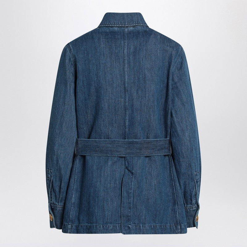 Valentino Blue Denim Overshirt