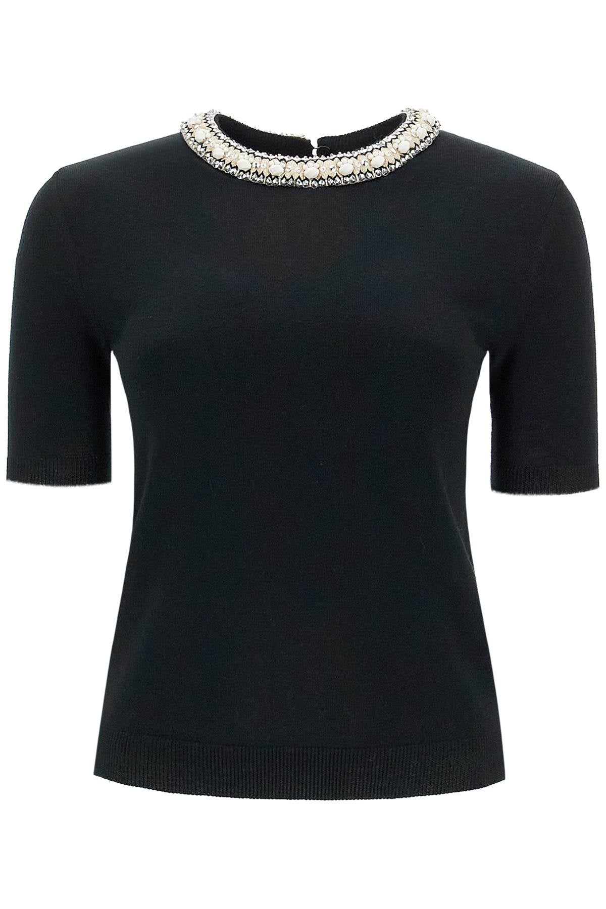 Valentino Garavani Short-Sleeved Wool Sweater