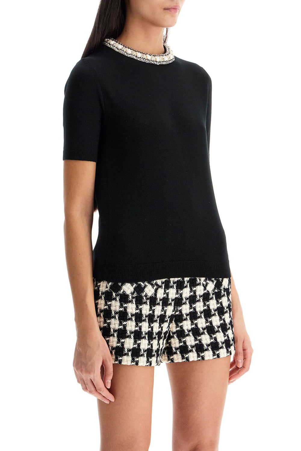 Valentino Garavani Short-Sleeved Wool Sweater