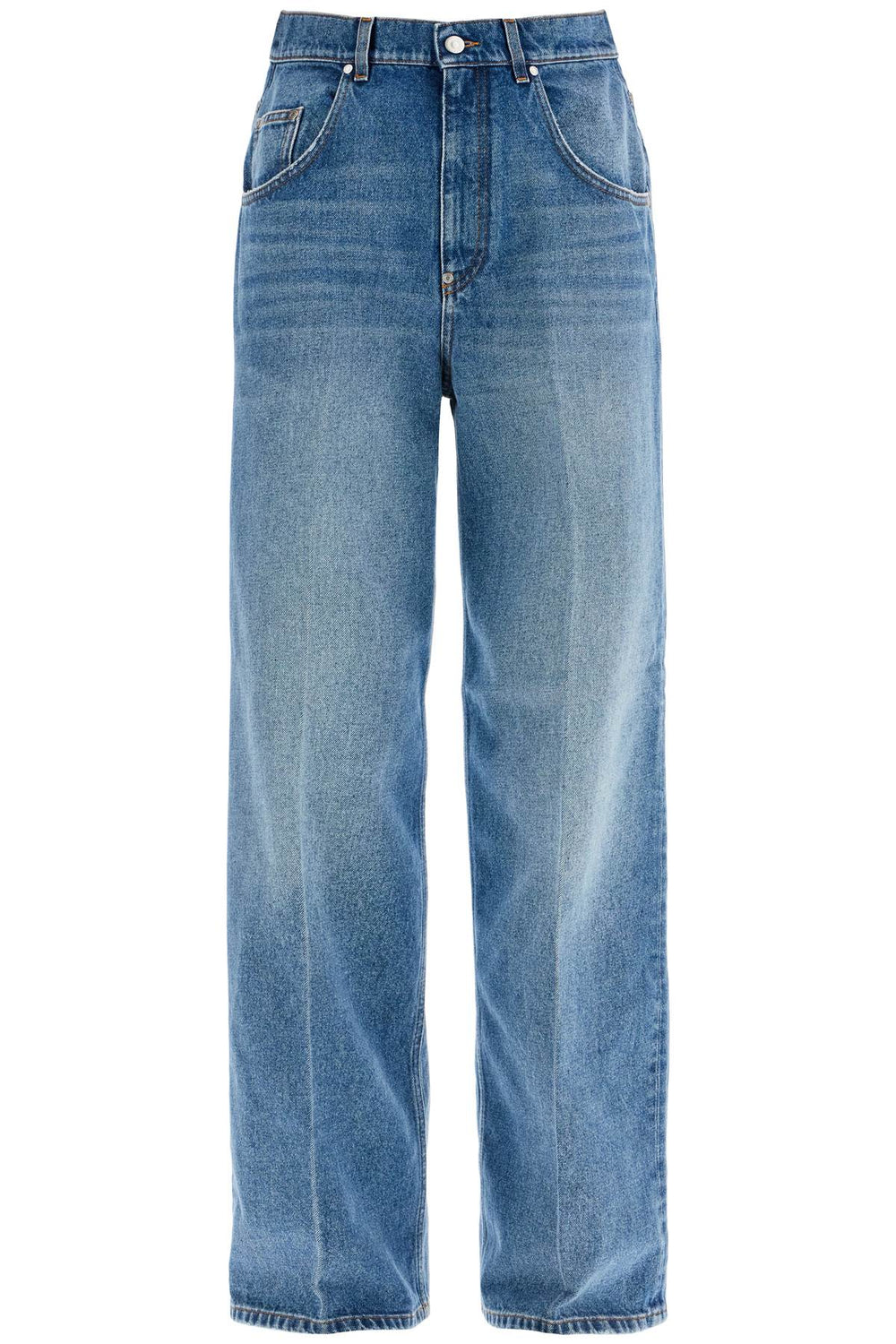 Stella McCartney High Rise Straight Leg Jeans