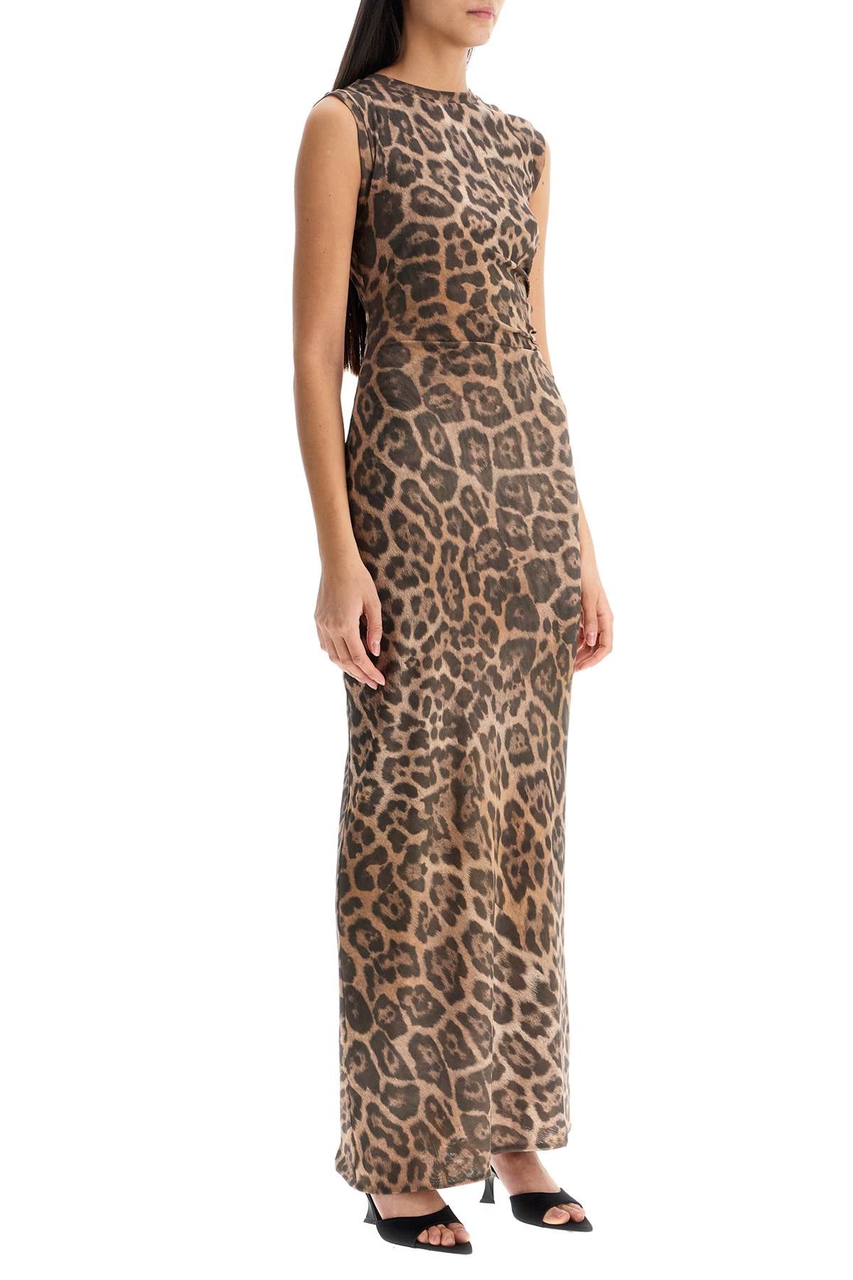 Stella McCartney Leopard Print Maxi Dress