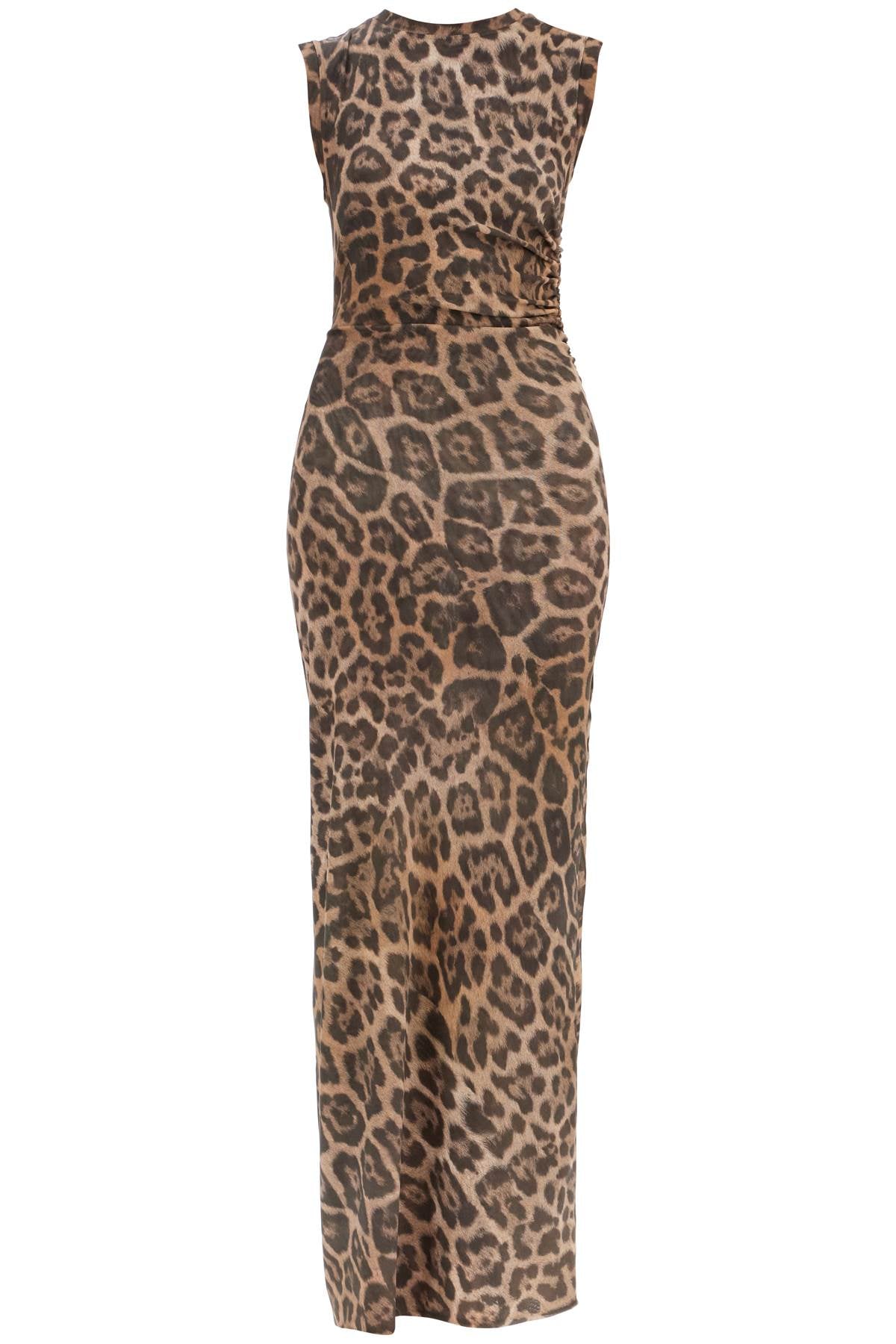 Stella McCartney Leopard Print Maxi Dress