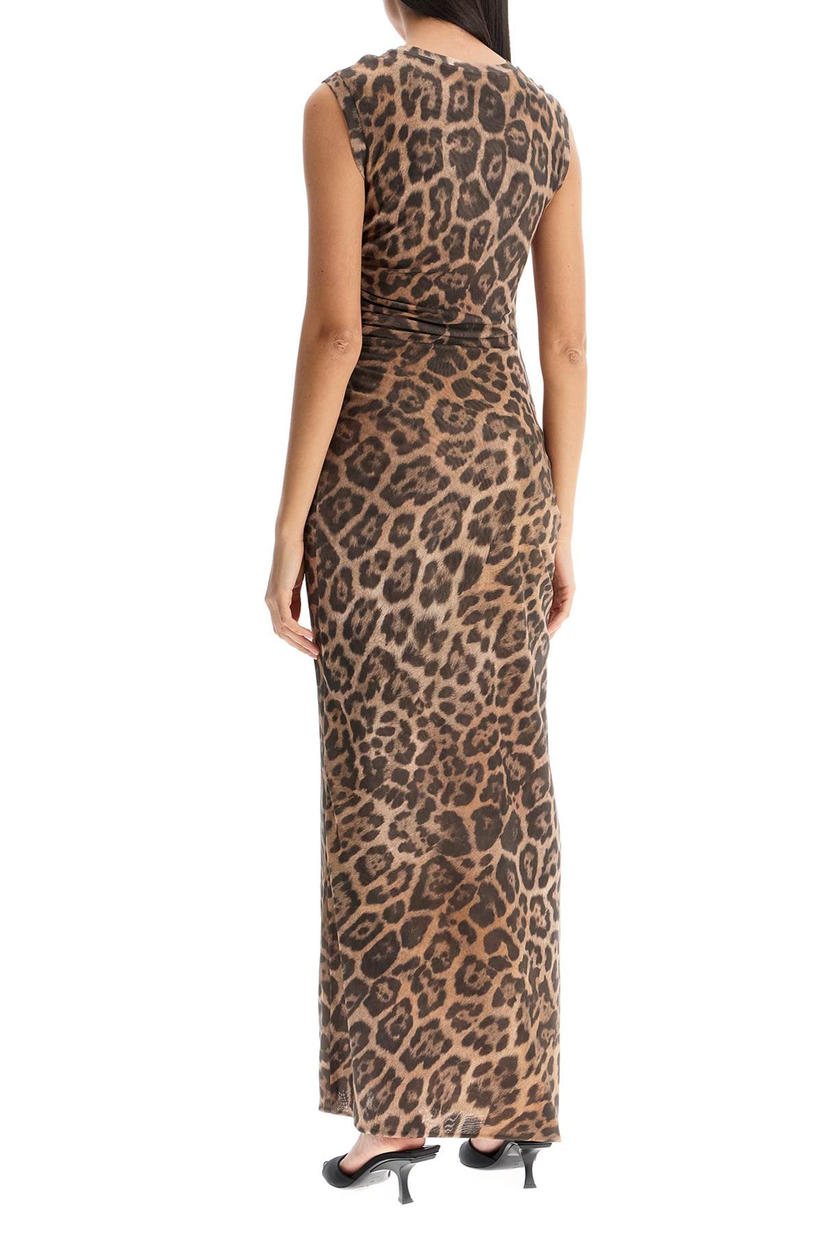 Stella McCartney Leopard Print Maxi Dress