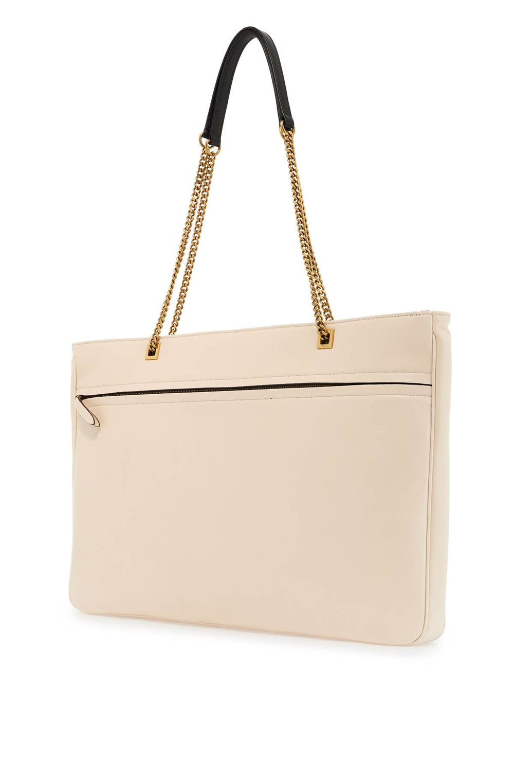 Valentino Garavani Viva Superstar Large White Chain Tote Bag