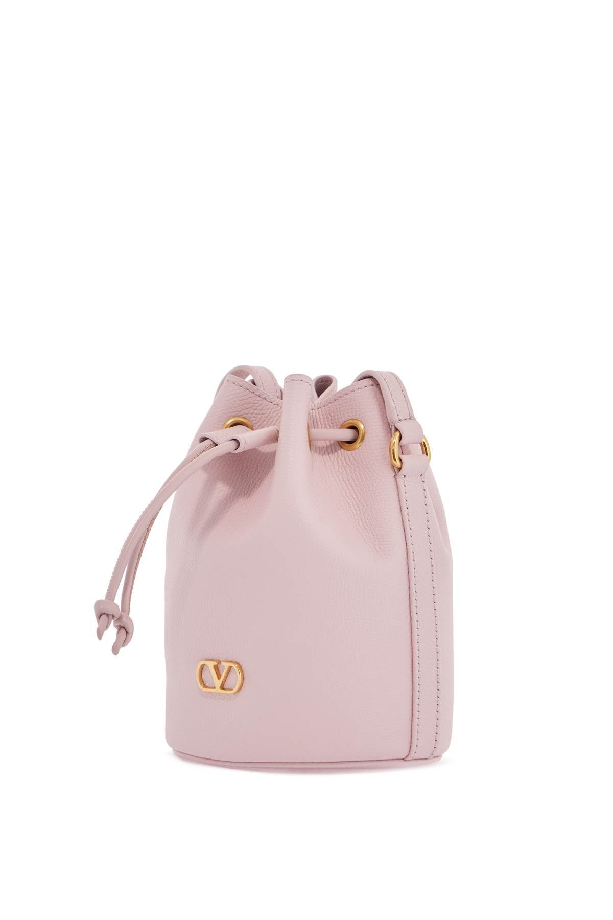 Valentino Garavani Mini Bucket Bag In Quartz Pink Leather